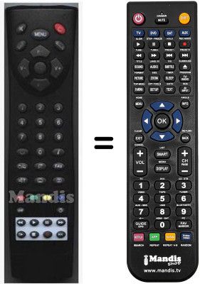 T&eacute;l&eacute;commande &eacute;quivalente HVS53256