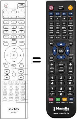 T&eacute;l&eacute;commande &eacute;quivalente HVS57403