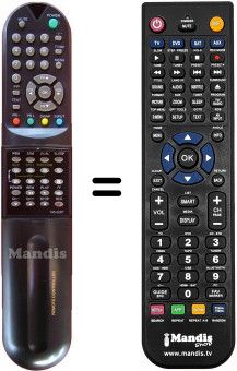 Télécommande équivalente SEC2811