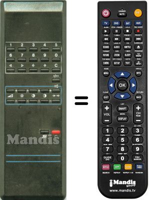 T&eacute;l&eacute;commande &eacute;quivalente WHV3057