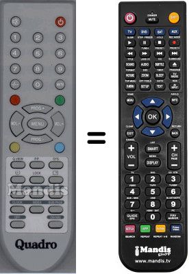 Télécommande équivalente WHV3988