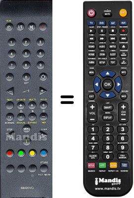 T&eacute;l&eacute;commande &eacute;quivalente WHV3534