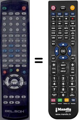 Télécommande équivalente WHV14720