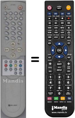 Télécommande équivalente WHV14722