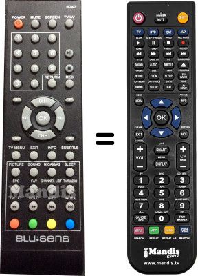 Télécommande équivalente WHV14323