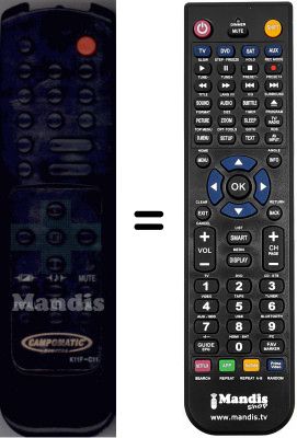 T&eacute;l&eacute;commande &eacute;quivalente WHV15385