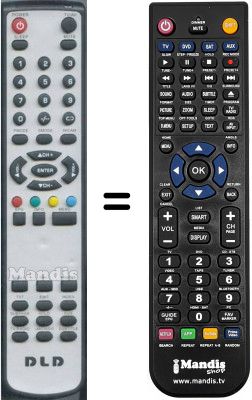 T&eacute;l&eacute;commande &eacute;quivalente DLD WHV14347