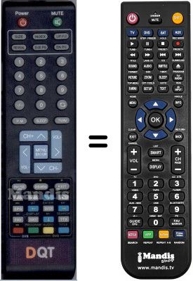 T&eacute;l&eacute;commande &eacute;quivalente WHV14436