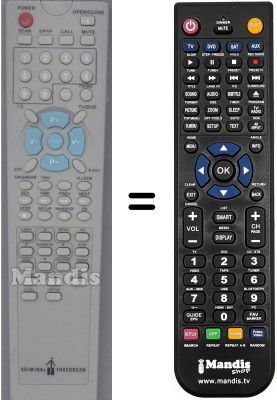 T&eacute;l&eacute;commande &eacute;quivalente WHV15265