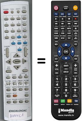 T&eacute;l&eacute;commande &eacute;quivalente WHV15557