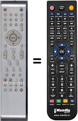 Télécommande équivalente SEC14455 Télécommande équivalente SEC14455