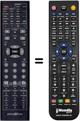 Télécommande équivalente WHV14277