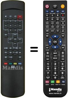 Télécommande équivalente SEC0546