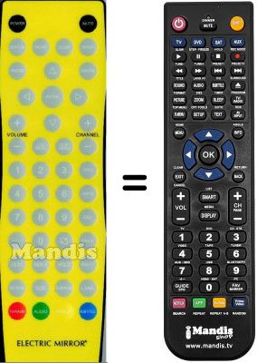 Télécommande équivalente WHV14749