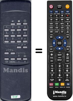 T&eacute;l&eacute;commande &eacute;quivalente WHV7690