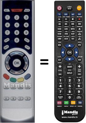 T&eacute;l&eacute;commande &eacute;quivalente WHV14342W