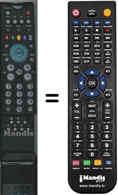 T&eacute;l&eacute;commande &eacute;quivalente WHV15920