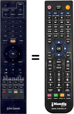 T&eacute;l&eacute;commande &eacute;quivalente WHV14353