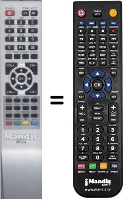 T&eacute;l&eacute;commande &eacute;quivalente WHV14711