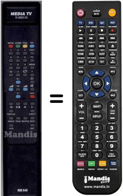 T&eacute;l&eacute;commande &eacute;quivalente WHV3199