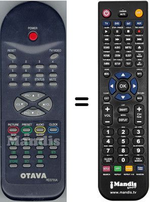 Télécommande équivalente WHV5180