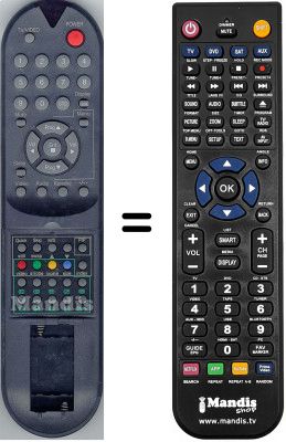 Télécommande équivalente WHV5188