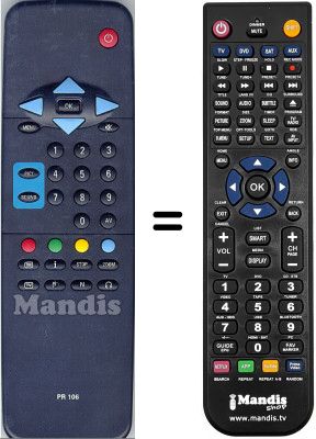 T&eacute;l&eacute;commande &eacute;quivalente WHV5397