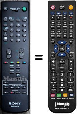 Télécommande équivalente Sony WHV15729