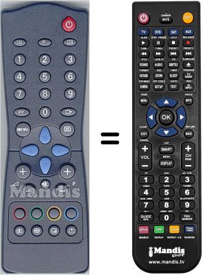 Télécommande équivalente WHV5980