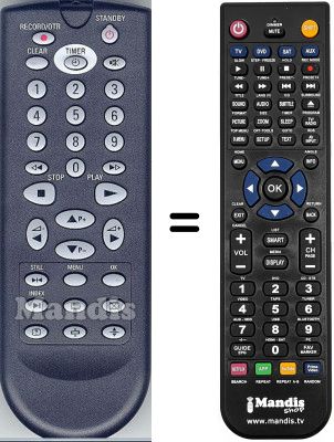 Télécommande équivalente WHV5915