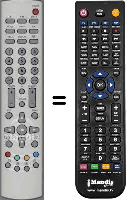 T&eacute;l&eacute;commande &eacute;quivalente WHV3382