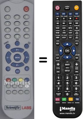 T&eacute;l&eacute;commande &eacute;quivalente WHV5035