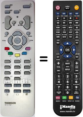 Télécommande équivalente Thomson WHV3437