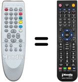 Télécommande équivalente SEC0359 Télécommande équivalente SEC0359