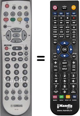 Télécommande équivalente Yamaha WHV3422