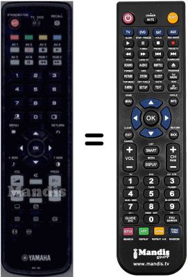 Télécommande équivalente WHV3339