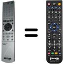 Télécommande équivalente RMTD225P