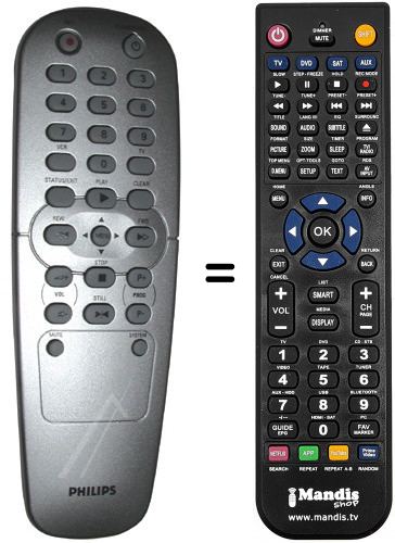 Télécommande équivalente Philips 996500017184